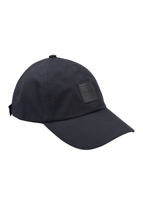 Cappello Da Baseball In Tela Weatherproof Blu Con Patch Compass STONE ISLAND | K1S159100011-S00F1V0020